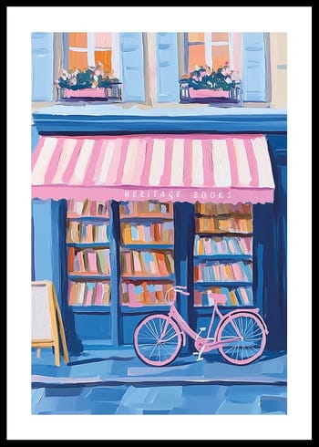 Poster Charming Bookshop Bliss