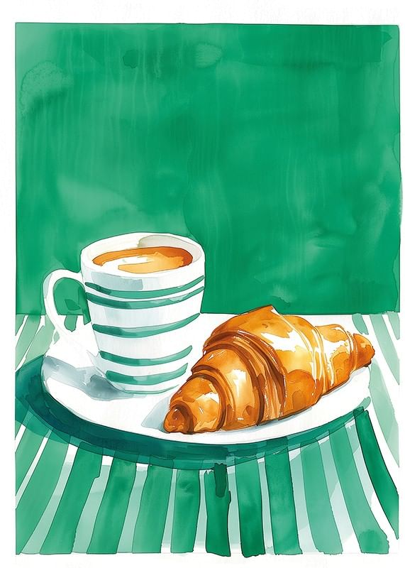 Poster French Morning Delight