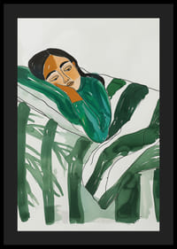 Ein Poster mit einer schlafenden Frau-4