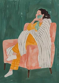 A poster that captures a moment of relaxation-7