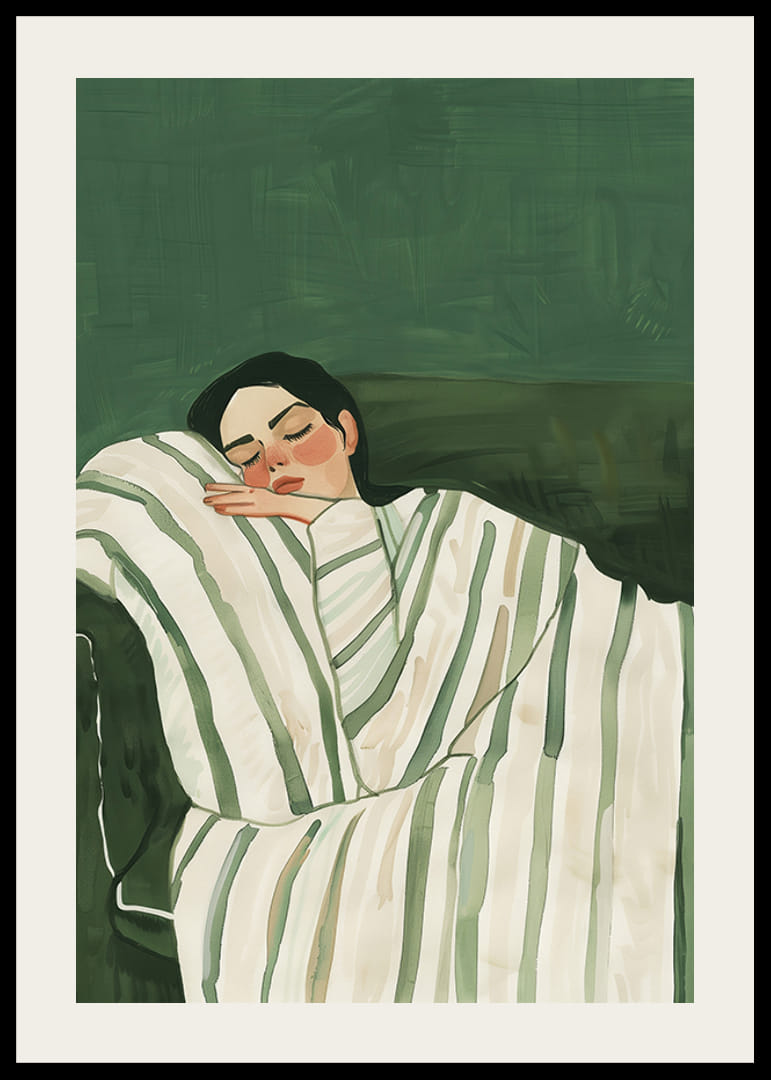 En poster som fångar känslan av vila och trygghet-12