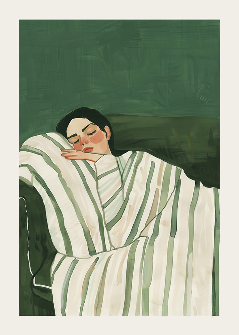 En poster som fångar känslan av vila och trygghet-12