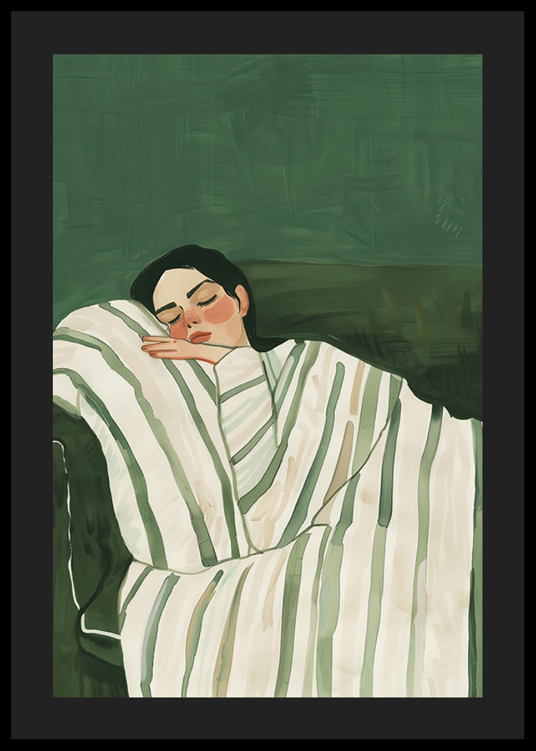 En poster som fångar känslan av vila och trygghet-12