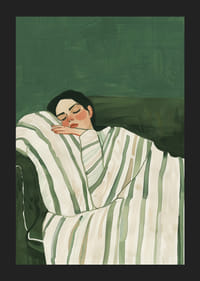 En poster som fångar känslan av vila och trygghet-5