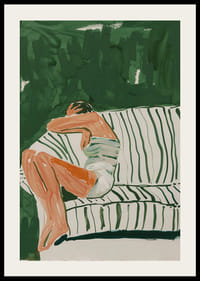 Egy plakát, amely megörökíti a gondolkodás és a nyugalom pillanatát-2