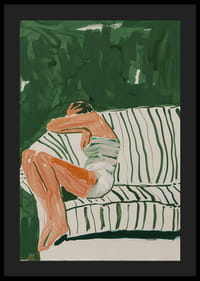 Egy plakát, amely megörökíti a gondolkodás és a nyugalom pillanatát-4