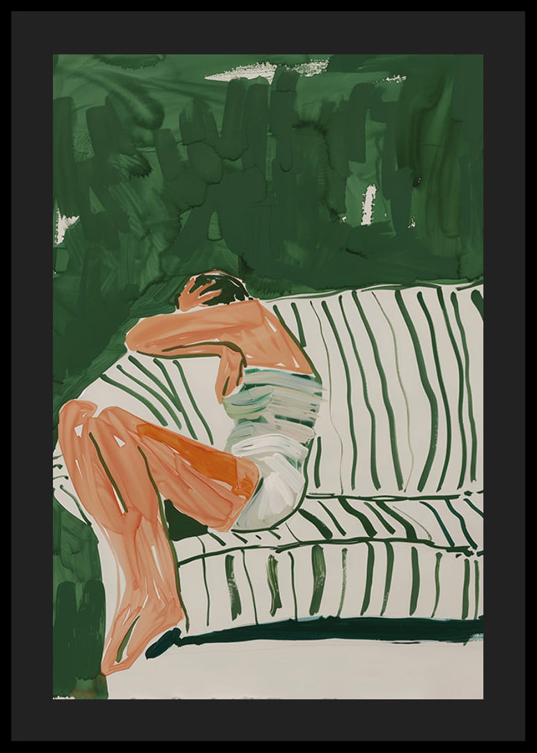 Egy plakát, amely megörökíti a gondolkodás és a nyugalom pillanatát-12