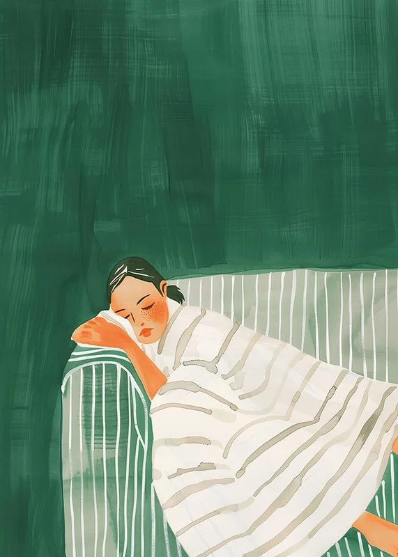 A poster that captures a quiet moment of rest and security-12