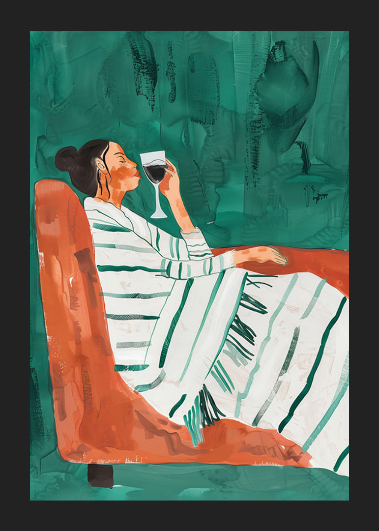 Plagát, ktorý zachytáva chvíle oddychu a zábavy-12