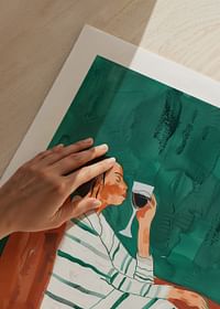 Une affiche qui capture un moment de détente et de plaisir-5