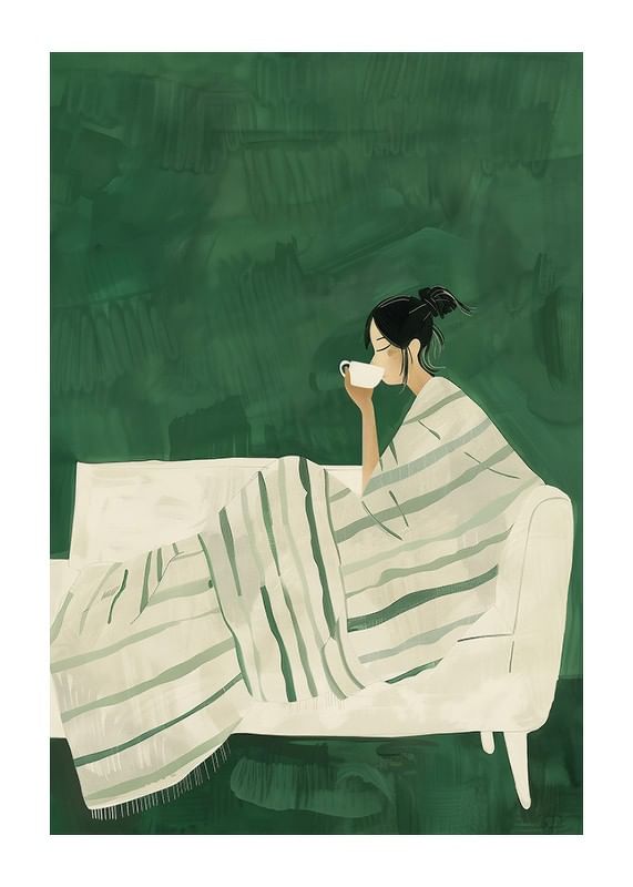 Plagát Sipping Serenity