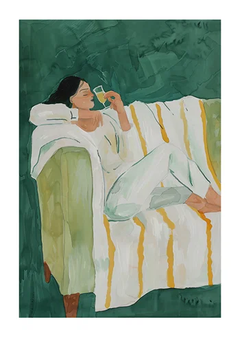 Poster Sipping In Stillness