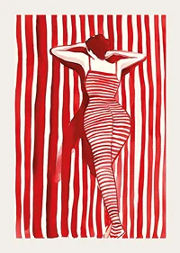 A captivating play of stripes creates a hypnotic illusion-3