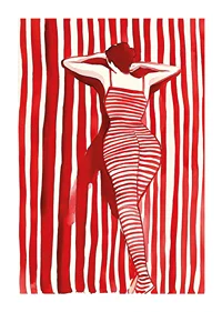A captivating play of stripes creates a hypnotic illusion-1