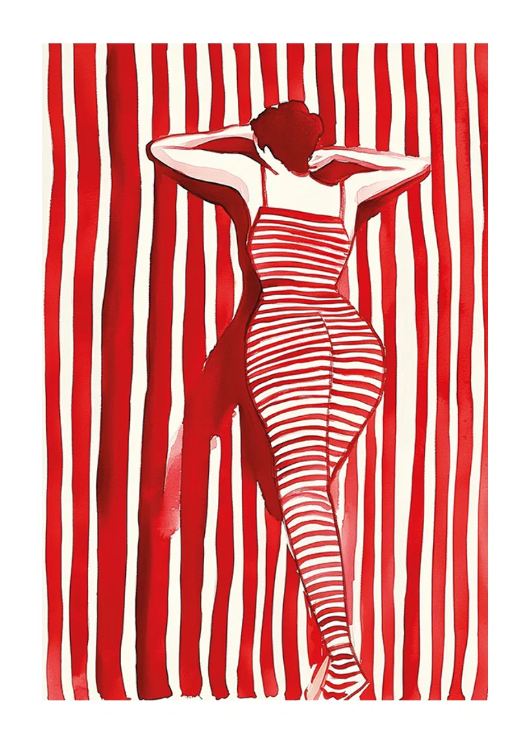 A captivating play of stripes creates a hypnotic illusion-12