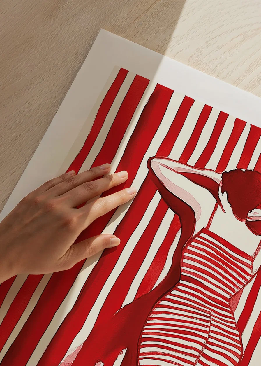 A captivating play of stripes creates a hypnotic illusion-12