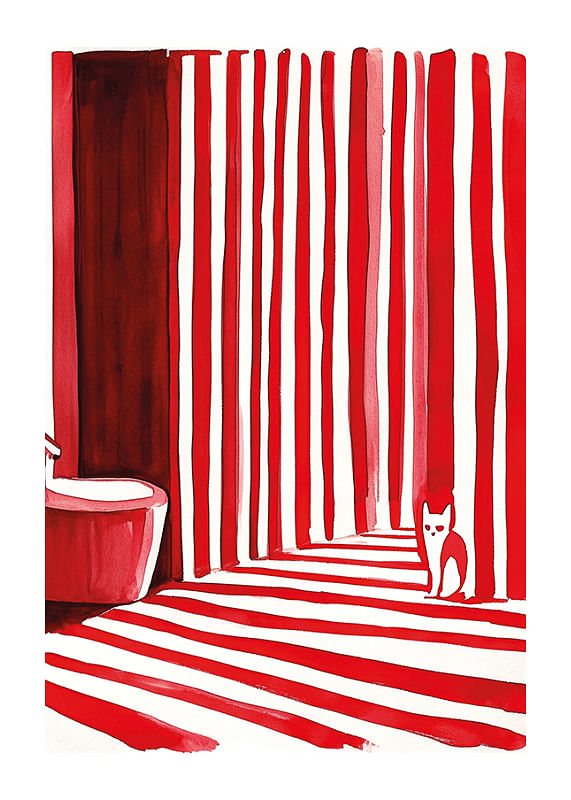 Plagát Boldly Red Harmony