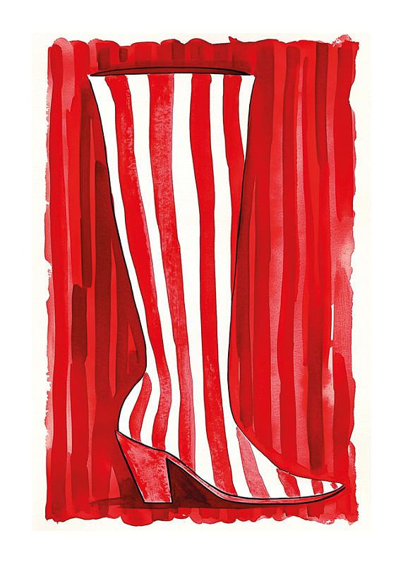 Plagát Red Rhythm Boots