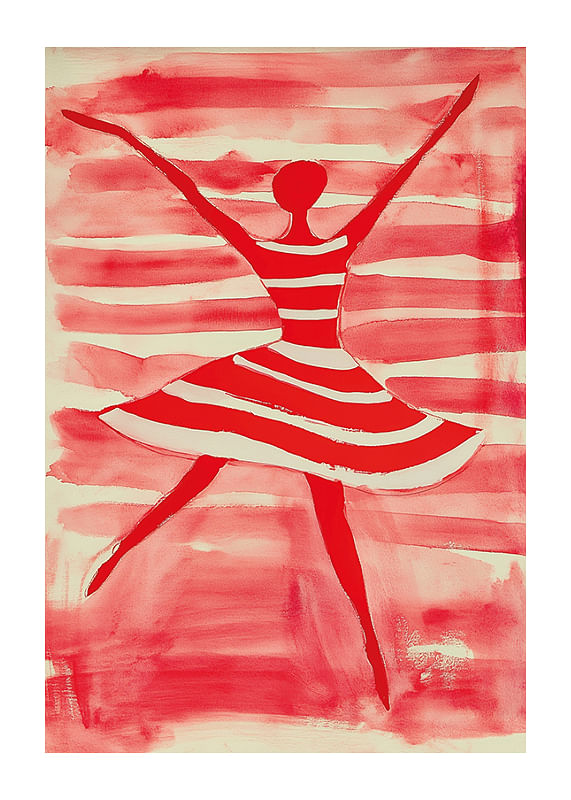 Plagát Ethereal Dance Of Red