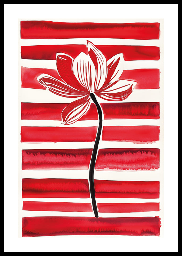 Radiant Lotus Symphony Poster | Botaniskt | Gallerix.se