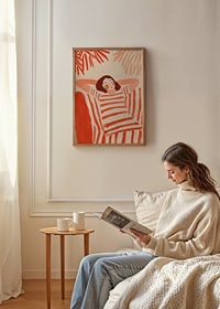 Relaxed balance in red and white color joy-8