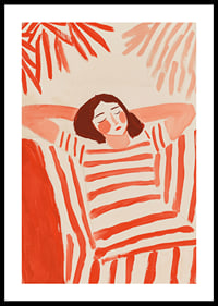 Relaxed balance in red and white color joy-0