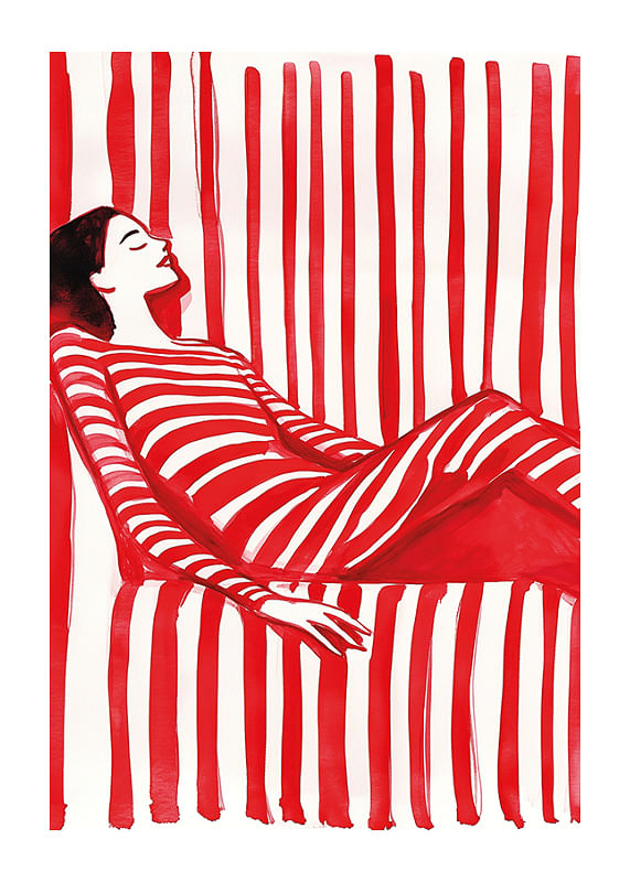 Plagát Striped Serenity
