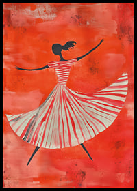Lively dance in red and white captures freedom of movement-6