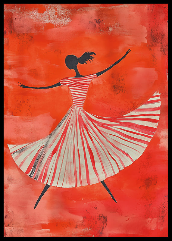 Lively dance in red and white captures freedom of movement-12