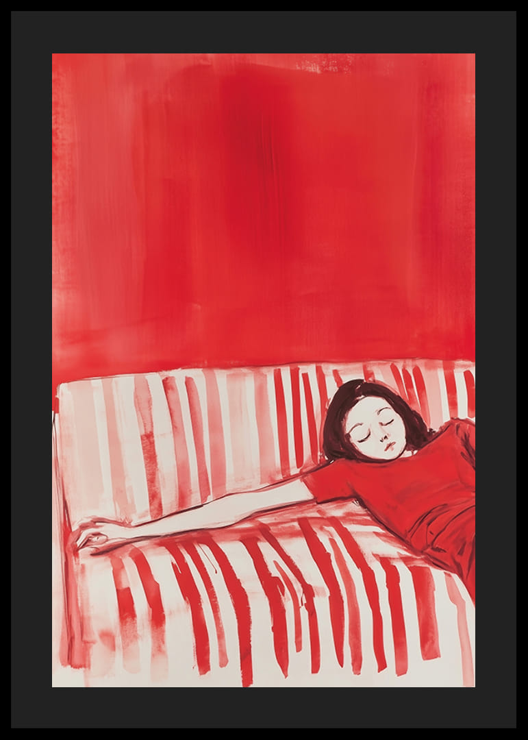 Álmodozó pihenés vörös tónusokban, tökéletes a megnyugtató légkör megteremtéséhez-12