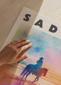 A magical horseback ride by the sea, filled with adventure and pastel colors-3