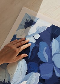 Deep blue flowers symbolize strength and unity in beautiful harmony-3