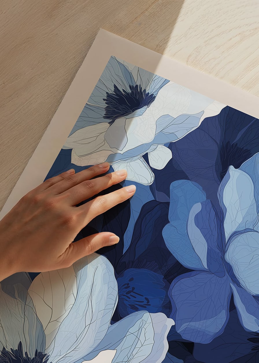 Deep blue flowers symbolize strength and unity in beautiful harmony-12