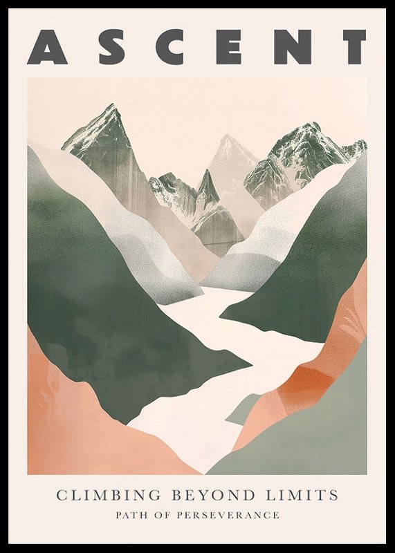 Elegant mountain scenery stimulates adventure and determination-12