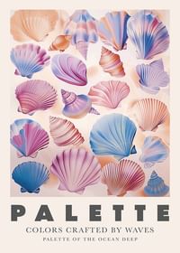 Scoici colorate în pasteluri moi surprind frumusețea oceanului-1