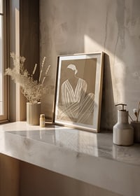 Minimalist silhouette in earthy tones brings calm and elegance-8