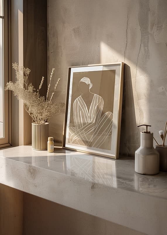 Silueta minimalistă în tonuri pământii aduce calm și eleganță-12