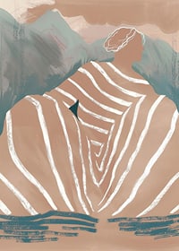 A dreamy silhouette surrounded by natural colors captures timeless beauty-7