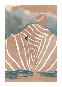 A dreamy silhouette surrounded by natural colors captures timeless beauty-1