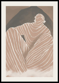 Abstraktná silueta v jemných tónoch vyžaruje pokoj a rovnováhu-2