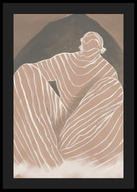 Abstraktná silueta v jemných tónoch vyžaruje pokoj a rovnováhu-4