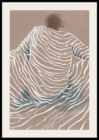 A dreamlike, undulating shape captures the essence of movement with elegant lines-2