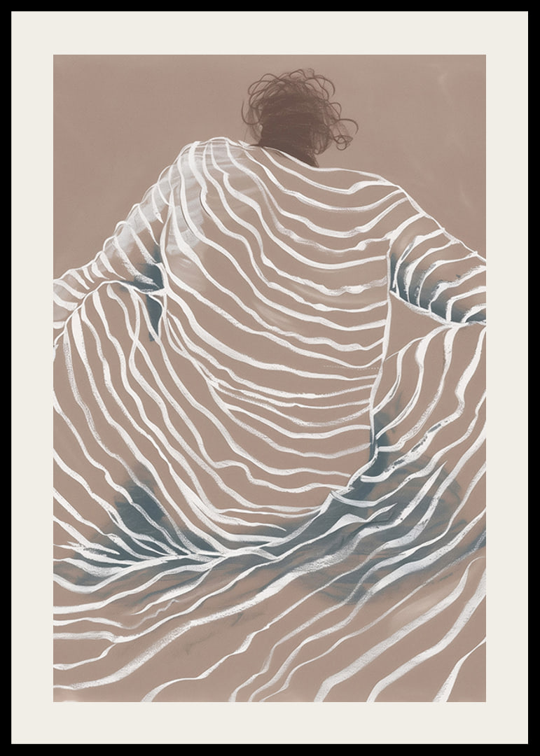 A dreamlike, undulating shape captures the essence of movement with elegant lines-12