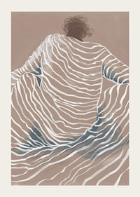 A dreamlike, undulating shape captures the essence of movement with elegant lines-3