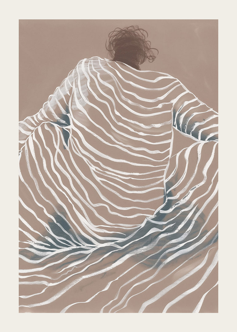 A dreamlike, undulating shape captures the essence of movement with elegant lines-12