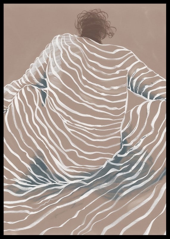 A dreamlike, undulating shape captures the essence of movement with elegant lines-12