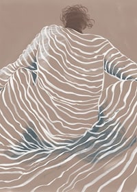 A dreamlike, undulating shape captures the essence of movement with elegant lines-7