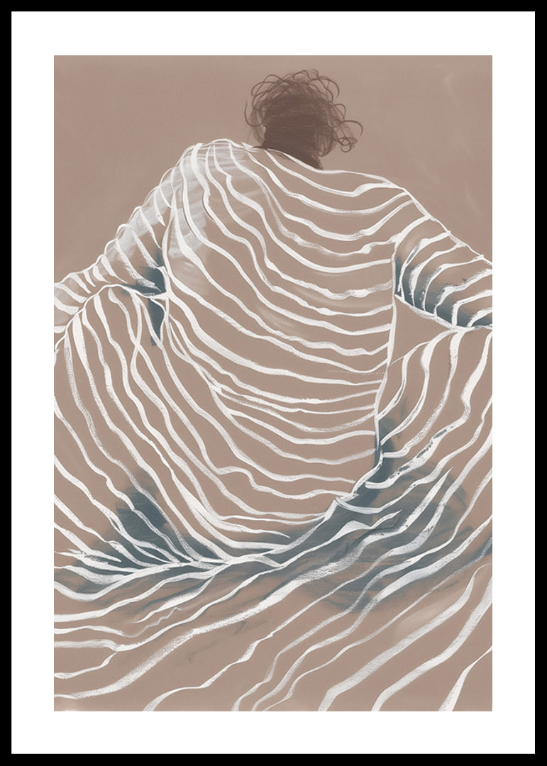 A dreamlike, undulating shape captures the essence of movement with elegant lines-12