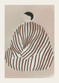 Abstrakt form möter mjuka färger i en harmonisk, modern poster-3