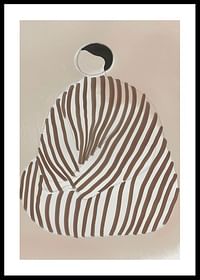 Une forme abstraite rencontre des couleurs douces dans une affiche harmonieuse et moderne-0